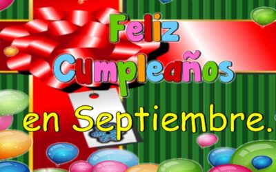 Feliz Cumpleaños en Setiembre