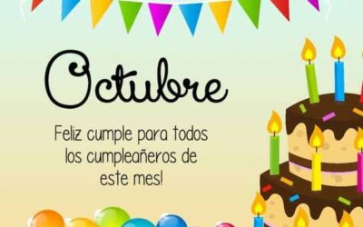 Feliz Cumpleaños en Octubre